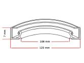 Oliekeerring 108x125x7mm BASL NBR 70 foto