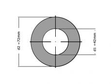 Sluitring DIN 125A M39 Verzinkt (50 stuks) foto