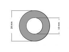 Pakking DIN2690 DN6 PN6 10x28mm 0.25mm foto