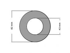 Pakking DIN2690 DN32 PN10/16/25/40 43X82mm 0.25mm foto