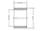 Ewellix Lineaire glijlager LPAR50 50x75x100mm foto