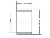 Ewellix Lineaire glijlager LPAR5 5x12x22mm foto