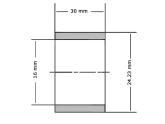 Ewellix Lineaire glijlager LPBR16 16x24.23x30mm foto