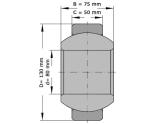 ELG Gewrichtslager GE80 FO 2RS (80x130x75mm) foto