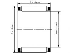 INA Naaldlager K10-13-16 TV (10x13x16mm) foto