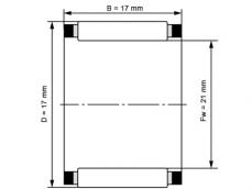 INA Naaldlager K17-21-17 (17x21x17mm) foto
