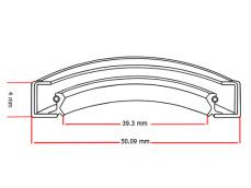INA Oliekeerring GR40 50 4 (39.3x50.09x4mm) foto