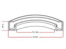 INA Oliekeerring GR8 12 3 (7.6x12x3mm) foto