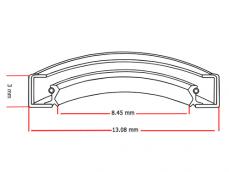 INA Oliekeerring GR9 13 3 (8.45x13.08x3mm) foto