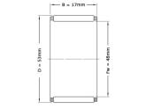 NKE Naaldlager K 48X53X17 (48x53x17mm) foto