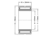 SKF Naaldlager Met Binnenring NKI65/35 (65x90x35mm) foto
