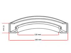 Dichtomatik Oliekeerring 135x160x12mm ## Viton foto