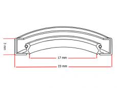 INA Oliekeerring G17 23 3 (17x23x3mm) foto