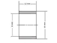 SKF Glijlager PCM081012 M 8x10x12mm foto