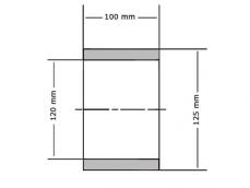 SKF Glijlager PCM120125100 M 120x125x100mm foto