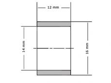 SKF Glijlager PCM141612 E 14x16x12mm foto
