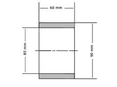 SKF Glijlager PCM859060 M (85x90x60mm) foto