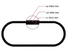 Optibelt V-Snaar SPZ3350 RP foto